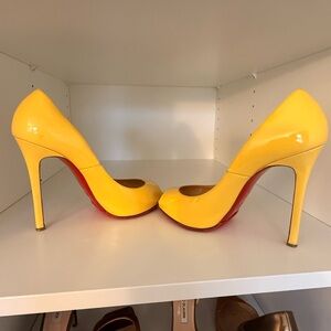 Christian Louboutin Yellow Heels